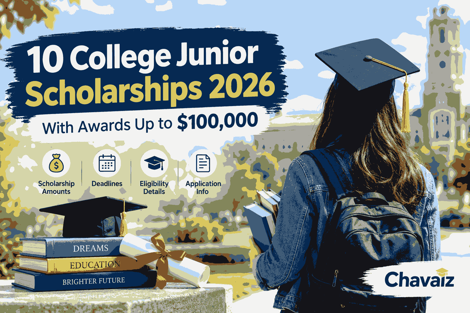 10 College Junior Scholarships 2026 With Awards Up to $100,000