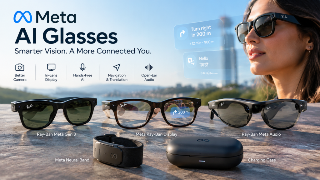 Meta AI Glasses Expand With New Features, Gen 3 and Audio Glasses