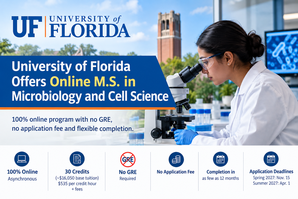 University of Florida Offers Online M.S. in Microbiology and Cell Science